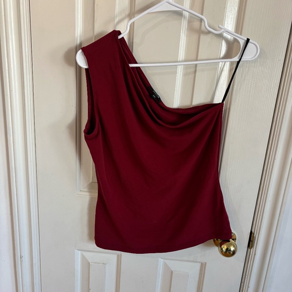 VINTAGE JACOB one shoulder tank top red 90s y2k * accepting offers - Picture 2 of 6